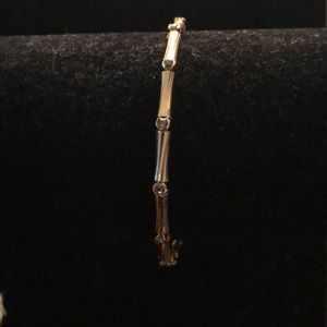 Merx Jewelry - Merx Gold Bamboo Shape Bracelet Merx Jewelry - Merx Gold Bamboo Shape Bracelet